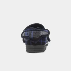 Jo & Joe Buxton Mens Navy Wider Fit Slipper