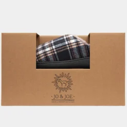 Jo & Joe Falkirk Mens Navy Tartan Mule Slipper