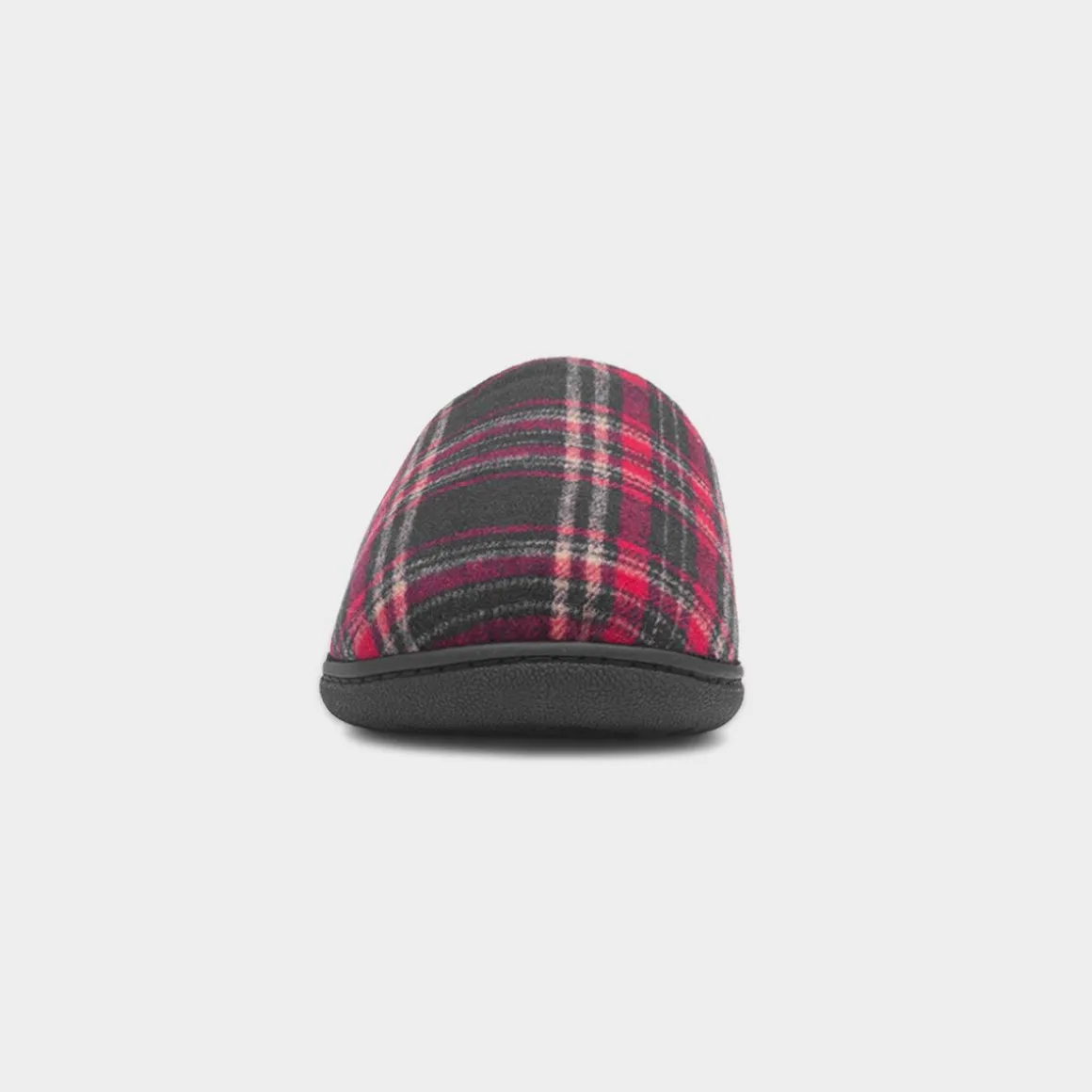 Jo & Joe Falkirk Mens Red Tartan Mule Slipper
