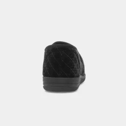 Jo & Joe Frank Mens Black Full Slipper