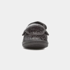 Jo & Joe Grace Womens Grey Wider Fitting Slipper