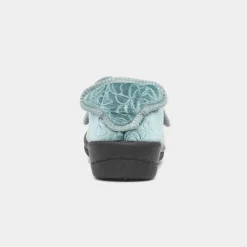 Jo & Joe Grace Womens Teal Wider Fitting Slipper