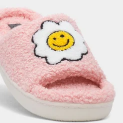 Jo & Joe Happy Womens Pink Slipper