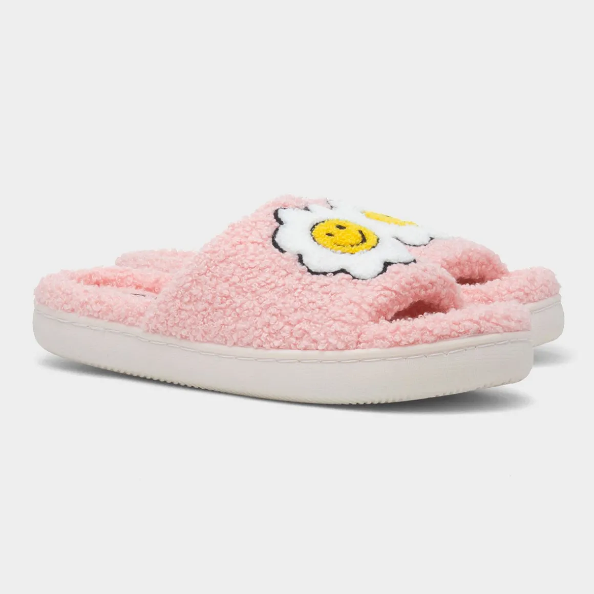 Jo & Joe Happy Womens Pink Slipper