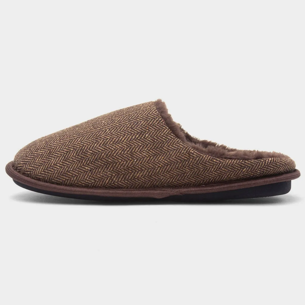 Jo & Joe Howard Mens Brown Mule Slipper