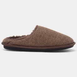 Jo & Joe Howard Mens Brown Mule Slipper