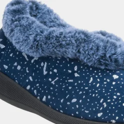 Jo & Joe Jacinta Womens Navy Wider Fit Slippers
