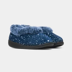 Jo & Joe Jacinta Womens Navy Wider Fit Slippers