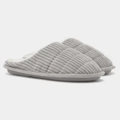 Jo & Joe Linea Womens Grey Mule Slipper
