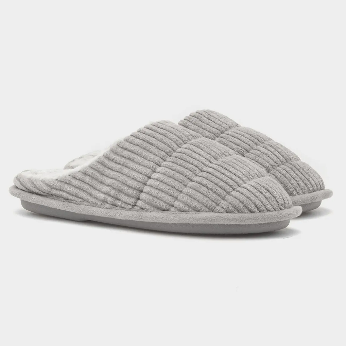 Jo & Joe Linea Womens Grey Mule Slipper