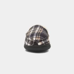 Jo & Joe Livingston Mens Navy Moccasin Slipper