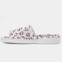 Jo & Joe Samba Womens Cream Leopard Slipper
