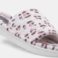 Jo & Joe Samba Womens Cream Leopard Slipper