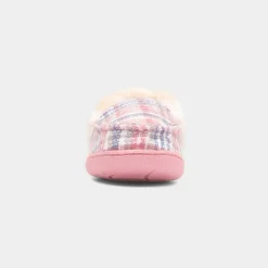 Jo & Joe Thistle Womens Pink Tartan Moccasin