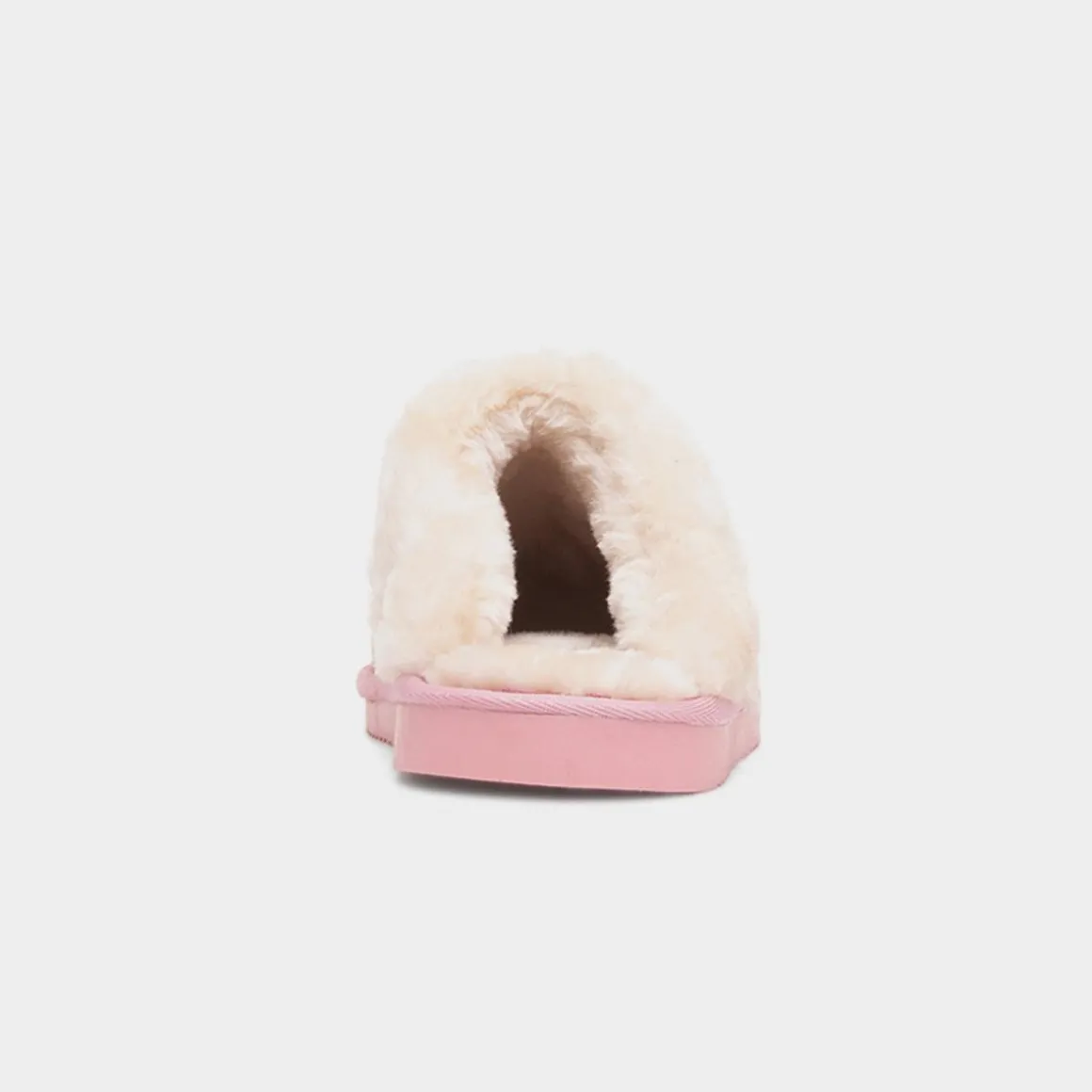 Jo & Joe Thyme Pink Womens Tartan Mule Slipper