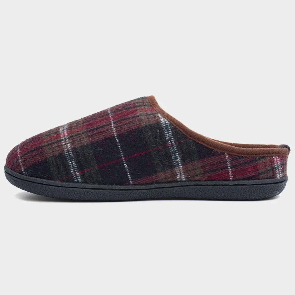 Jo & Joe Wharfedale Mens Brown Tartan Mule