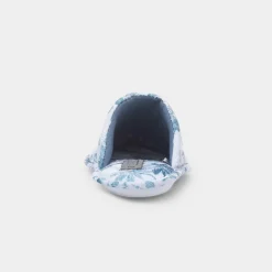 Jo & Joe Womens Hawaii Blue Mule Slipper