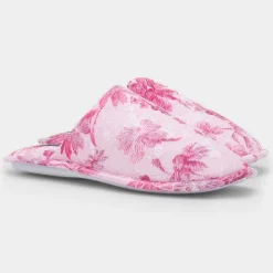 Jo & Joe Womens Hawaii Pink Mule Slipper
