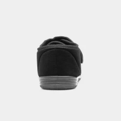 Jo & Joe Zak Mens Black Wider Fitting Slipper