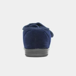 Jo & Joe Zak Mens Navy Wider Fitting Slipper