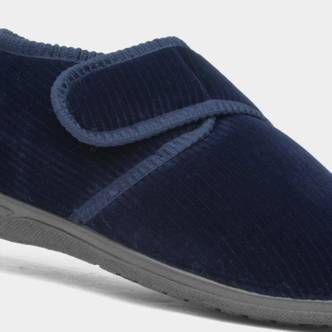 Jo & Joe Zak Mens Navy Wider Fitting Slipper