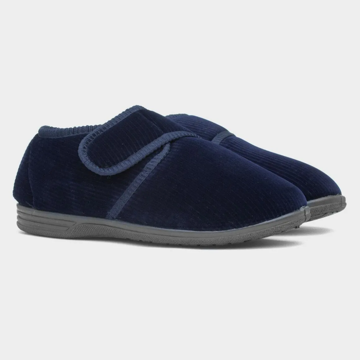 Jo & Joe Zak Mens Navy Wider Fitting Slipper