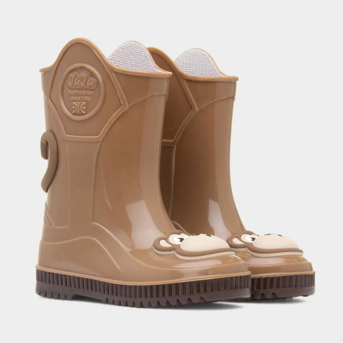 JuJu Kids Brown Monkey Welly