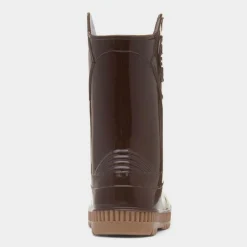 JuJu Kids Dark Brown Hedgehog Welly