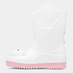 JuJu Kids White Mouse Welly