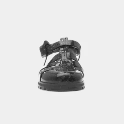 JuJu Maxi Womens Black Jelly Sandal