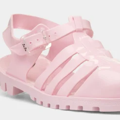 JuJu Maxi Womens Pastel Pink Jelly Sandal