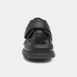 Kickers Fragma Boys Black Leather Shoe