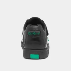 Kickers Fragma Boys Black Leather Shoe