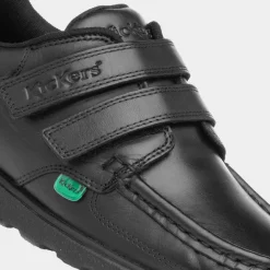Kickers Fragma Boys Leather Black Shoe