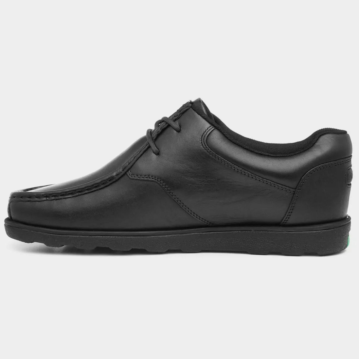 Kickers Fragma Mens Black Leather Lace Up Shoe
