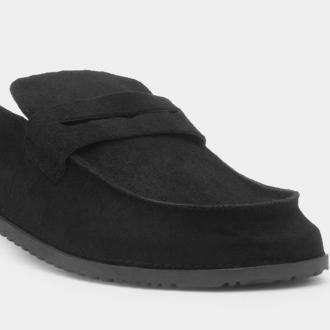 Krush Angela Womens Black Mule Sandal