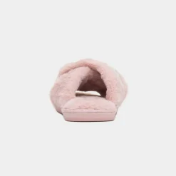 Krush Bride Squad Womens Pink Fluffy Slipper