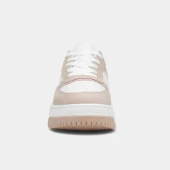 Krush Gemma Womens White & Nude Chunky Trainer