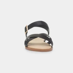 Krush Lottie Womens Black Wider Fit Sandal