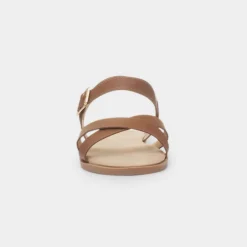 Krush Lottie Womens Tan Wider Fit Sandal