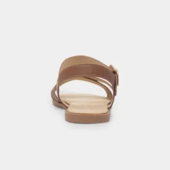 Krush Lottie Womens Tan Wider Fit Sandal