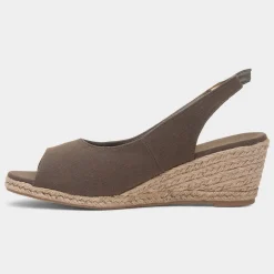 Krush Mae Womens Olive Wedge Sandal