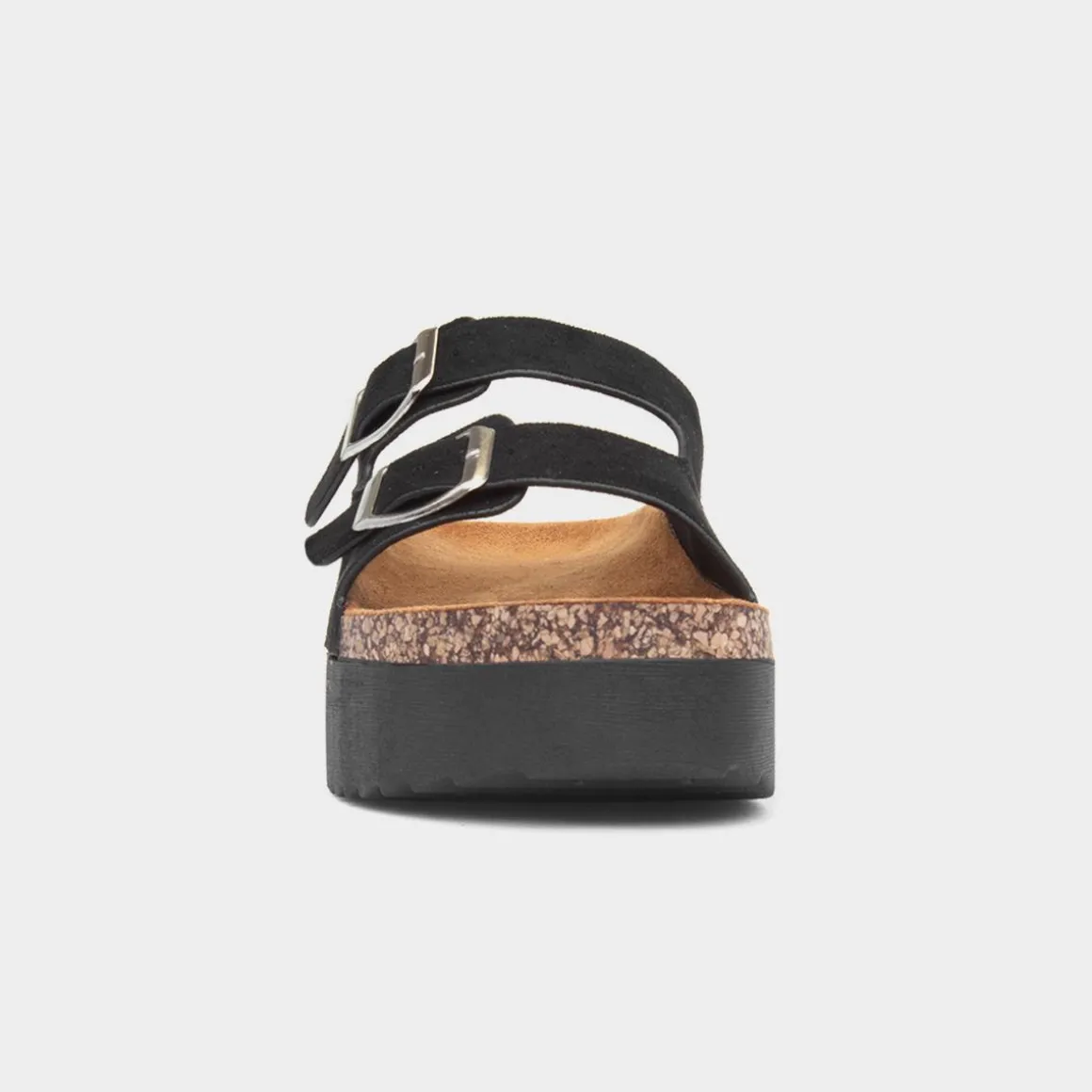 Krush Maria Womens Black Platform Sandal