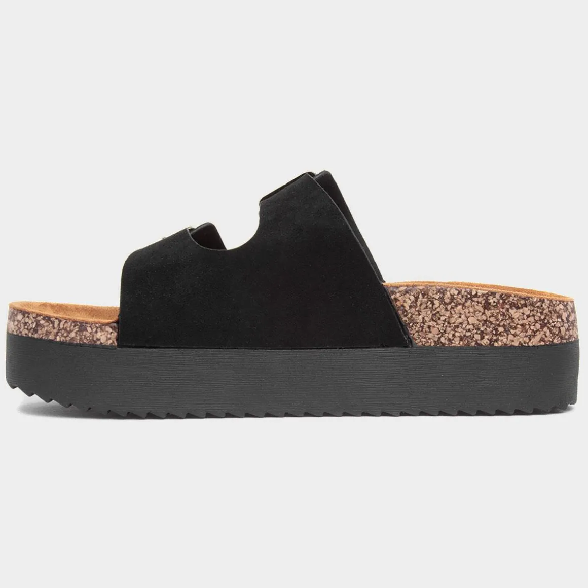 Krush Maria Womens Black Platform Sandal