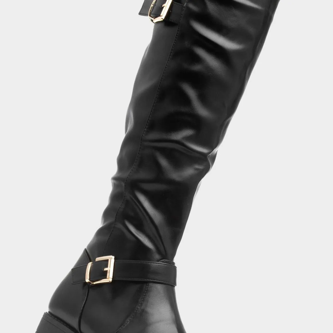 Krush Nova Womens Black Knee High Boot