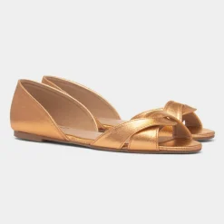 Krush Pam Womens Rose Gold Open Toe Shoe