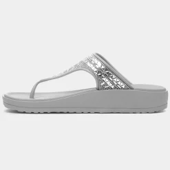 Krush Victoria Womens Grey Toe Post Sandal