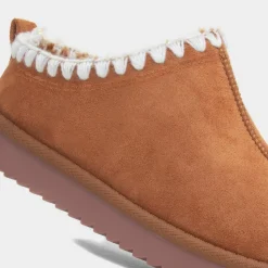 Krush Whip Stitch Womens Chestnut Slipper