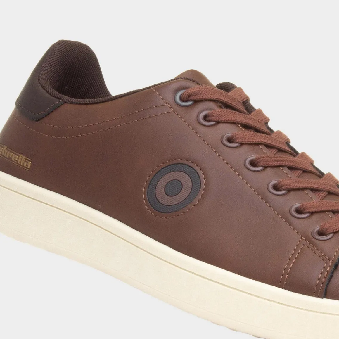 Lambretta Pinball Mens Tan Casual Trainer