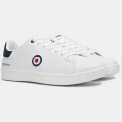 Lambretta Pinball Mens White Casual Trainer
